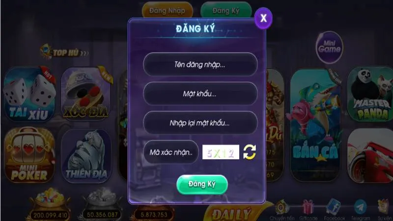 Hướng dẫn đăng ký tài khoản Go86 mới