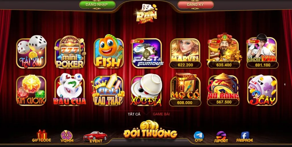 Khám phá kho game hot tại cổng game RanVip